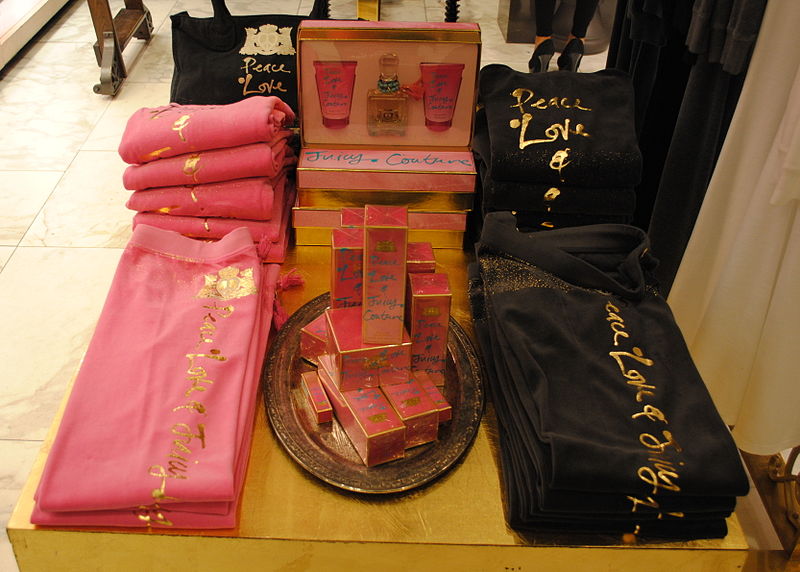 Picture of Juicy Couture track suits.