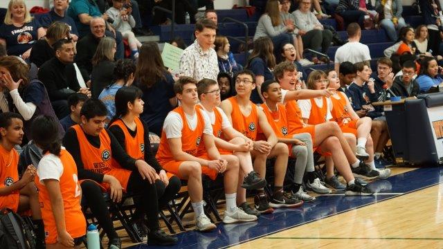 The team bench
